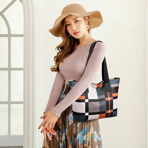 Fashion Oxford Shoulder Bag - Multicolor