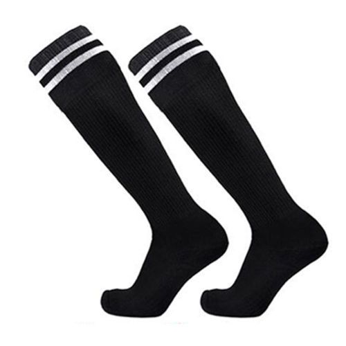 3 Pairs Kids Thigh-High Socks Children Anti-Slip Soft Soccer Socks for Outdoor Training Travelling