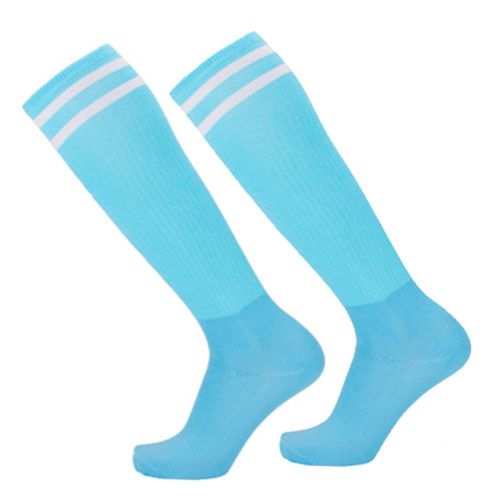 3 Pairs Kids Thigh-High Socks Children Anti-Slip Soft Soccer Socks for Outdoor Training Travelling