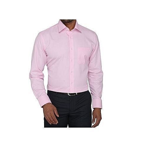 Other 5 In 1 Pack Of Men's Designer Long Sleeve Shirts - Black, Pink,White, Skyblue, Blue