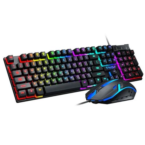 ZornWee Gaming Keyboard and Mouse Combo-Black