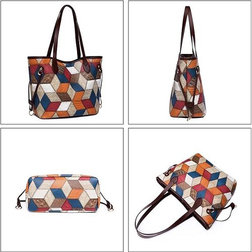 Fashionable Women's Handbag, Retro Large Capacity Shoulder Bag, Shopping Bag