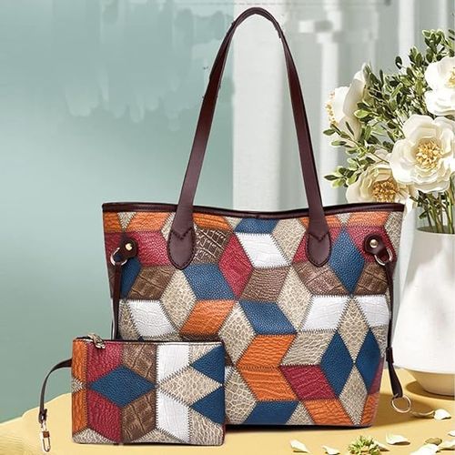 Fashionable Women's Handbag, Retro Large Capacity Shoulder Bag, Shopping Bag