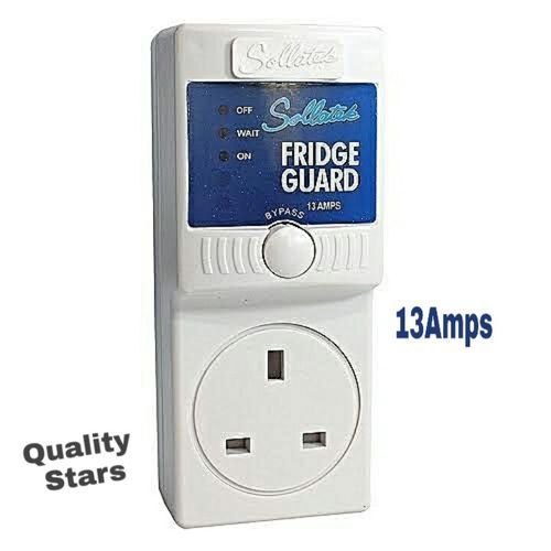 Sollatek Fridge Guard 13Amps Power Protection Against Voltage Fluctuations - White