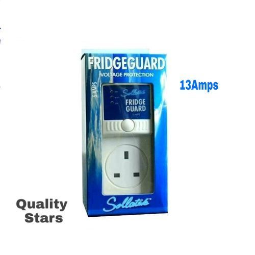 Sollatek Fridge Guard 13Amps Power Protection Against Voltage Fluctuations - White