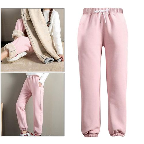 Warm Casual ,  Winter Fleece  Jogger Pant,Ladies  L