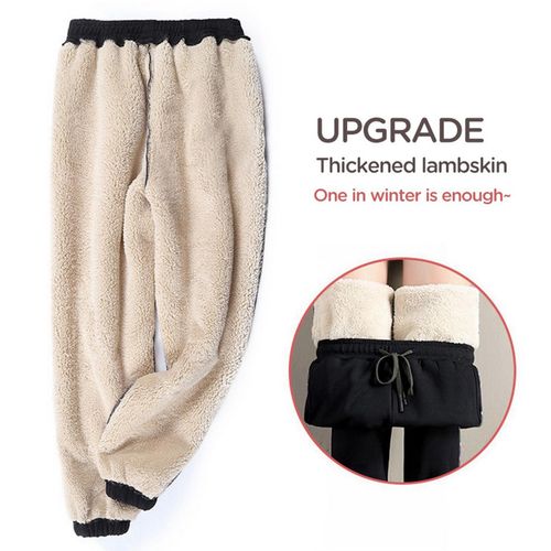 Warm Casual ,  Winter Fleece  Jogger Pant,Ladies  L
