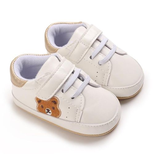 Spring And Autumn Baby Shoes For Men And Women Fashionable Little White Shoes Soft Rubber Soles Anti Slip Wear Resistant Comfortable Walking Shoes