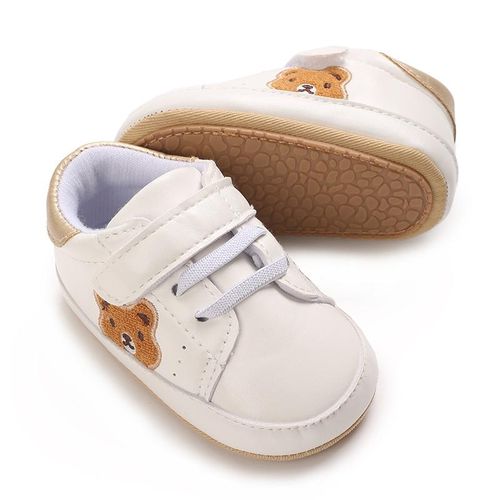 Spring And Autumn Baby Shoes For Men And Women Fashionable Little White Shoes Soft Rubber Soles Anti Slip Wear Resistant Comfortable Walking Shoes