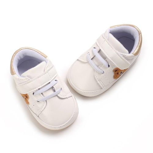 Spring And Autumn Baby Shoes For Men And Women Fashionable Little White Shoes Soft Rubber Soles Anti Slip Wear Resistant Comfortable Walking Shoes