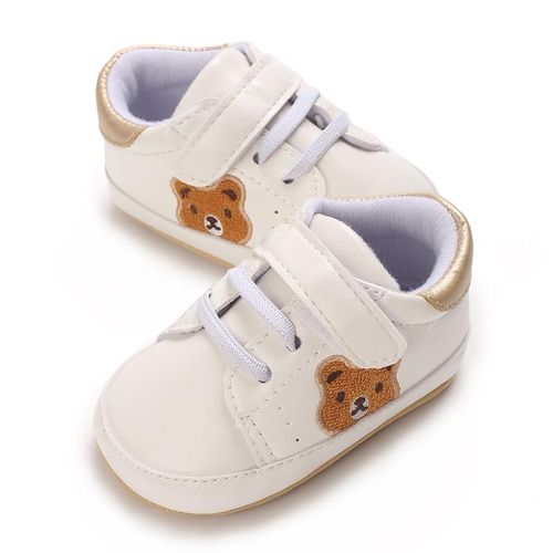 Spring And Autumn Baby Shoes For Men And Women Fashionable Little White Shoes Soft Rubber Soles Anti Slip Wear Resistant Comfortable Walking Shoes
