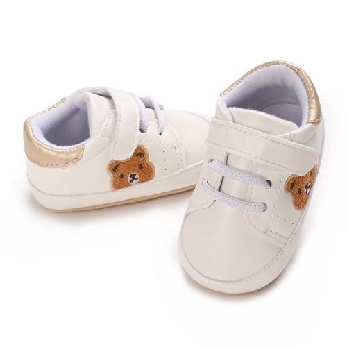 Spring And Autumn Baby Shoes For Men And Women Fashionable Little White Shoes Soft Rubber Soles Anti Slip Wear Resistant Comfortable Walking Shoes