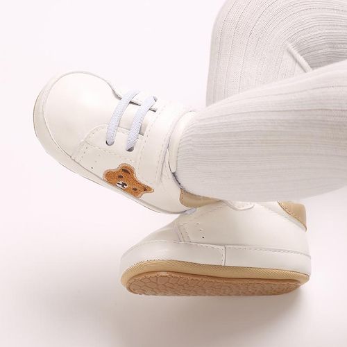Spring And Autumn Baby Shoes For Men And Women Fashionable Little White Shoes Soft Rubber Soles Anti Slip Wear Resistant Comfortable Walking Shoes