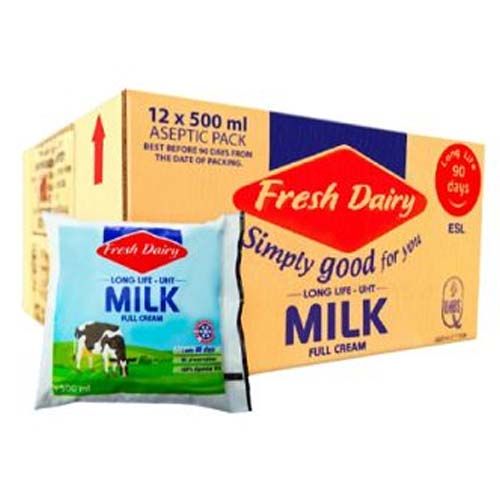 Fresh Dairy Fresh Dairy ESLmilk 500ml Carton*12Pcs