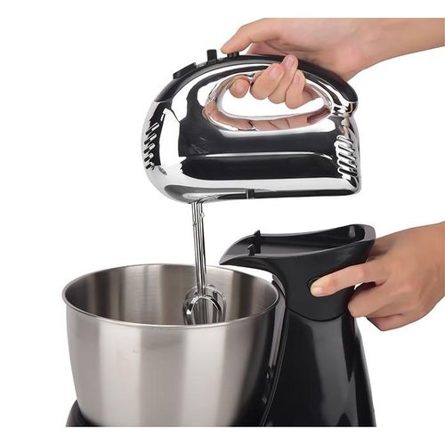Newal 3521 Stand Mixer 3.5 Litres - Silver & Black(1 Year)