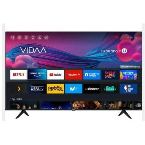 Hisense 43 Inch Smart Vidda 4k Flameless Tv - Black