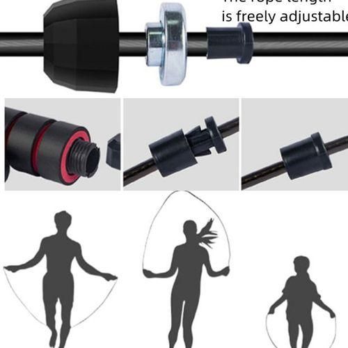 Counting Skipping Rope - Multi Colour, Rope May Vary