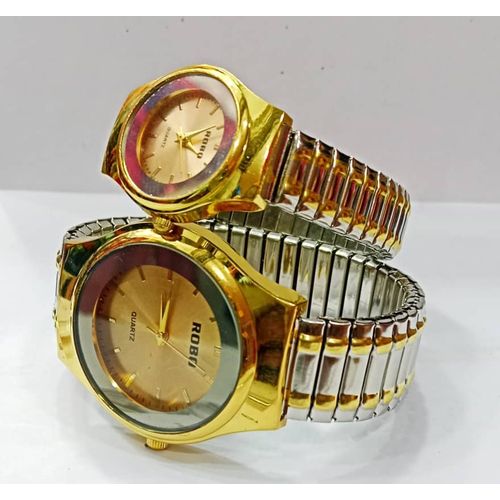 Robo Bundle Of (His And Her's) Watches - Gold