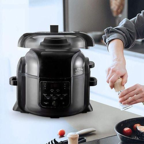 Lid Stand Silicone Lid Holder Accessories Compatible with Ninja Foodi Pressure Cooker and Air Fryer 5 Qt, 6.5 Qt and 8 Quart, Black