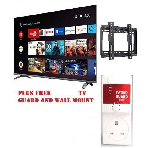 Global Star Smart TV 32" Inch Digital LED HD 2023 TV Model + Free TV Guard + Free Wall Mount - Black