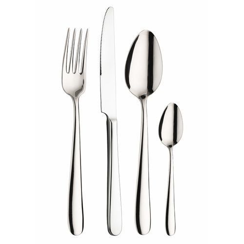 Other 24Pcs Stainless Steel Cutlery Set 6 Table knives, Forks, Spoons And Teaspoons - Silver