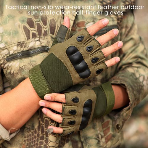 Men's Outdoor Half Finger Gloves