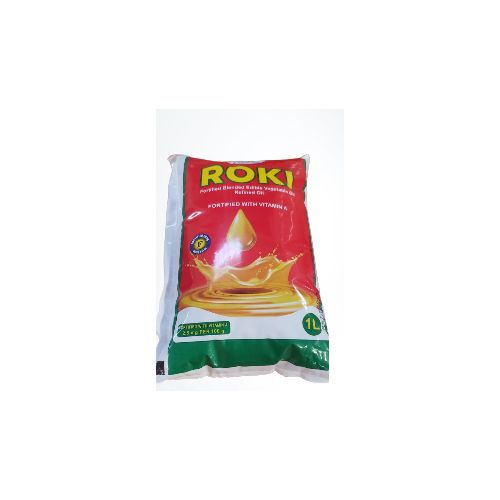 Roki Roki Vegetable Cooking Oil Sachet - 1L