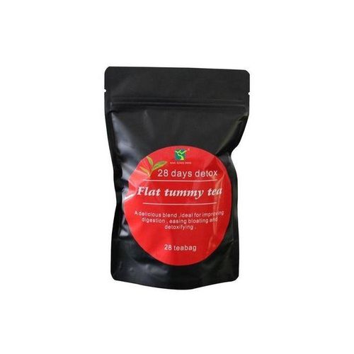 Flat Tummy Tea Slimming 28 Days Detox Tea With Moringa & Oolong-Black - 1 Pack