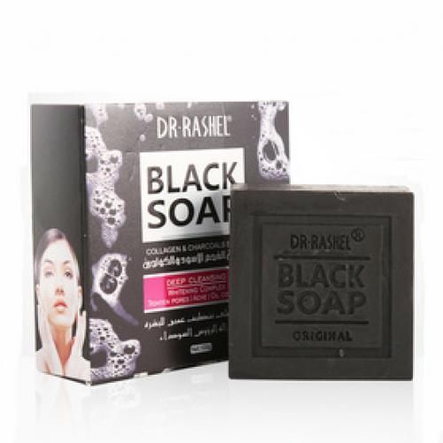Dr. Rashel Collagen and Charcoal Black Soap 100g