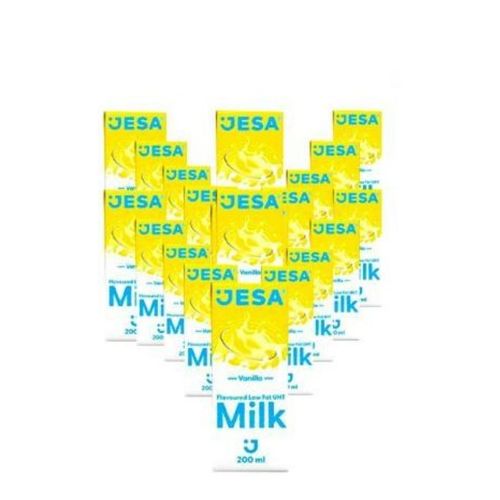 JESA Pack Of 24 Flavoured Milk, Vanilla - 200Ml