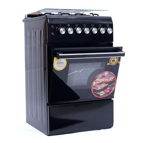 Blueflame 50*60cm 3 Gas Burners +1 Hot Plate Cooker NL6031E  - Black