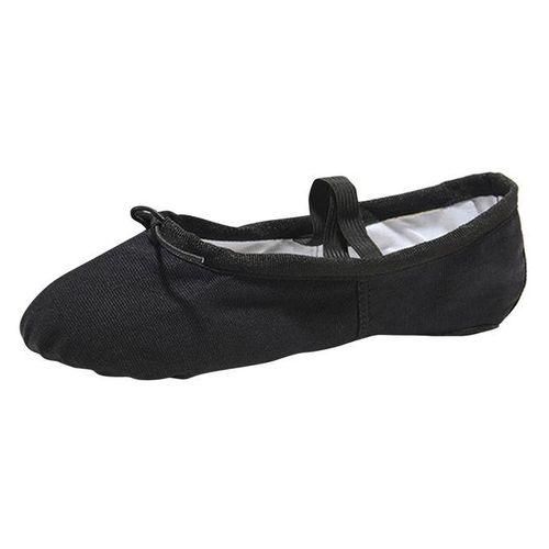 Professional Canvas Ballet Pointe Shoes Elastic Knot Ladies Black 40