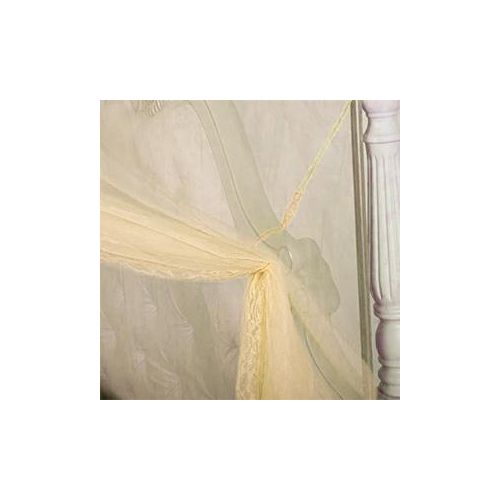 David Fishing Rod  Mosquito Net With 2 Stands & Retractable Guide Rail Premium Packaging Vary Design F1 Cream