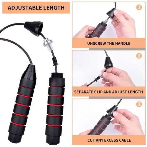 Adjustable Jump Skipping Rope Cable For Adults/Kids