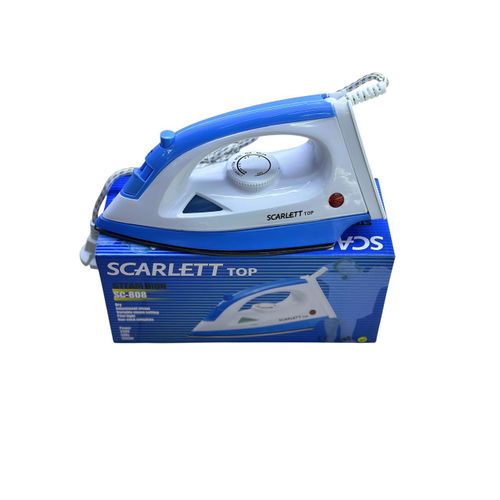 Scarlett Steam Flat Iron Box - 1200W - White,Blue