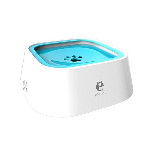 Pet Bowl Dog Drinking Bowl Mouth Wet-Proof Floating Bowl Anti-Tumble Cat Water Fountain Splash-Proof Dog Bowl