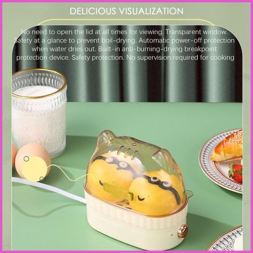 Egg Cooker Easy Electric Poacher with 2 Egg Capacity