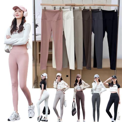 Dijia ultra-thin pocket shark lightweight plastic nude yoga pants, Sangpo leggings for women