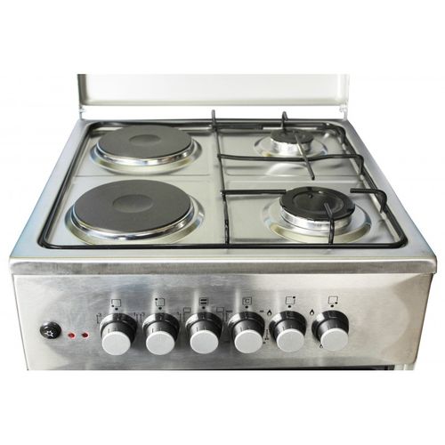Blueflame Blue Flame C5022E-I - 2 Electric & 2 Gas Cooker & Electric Oven 50*50 -  Inox
