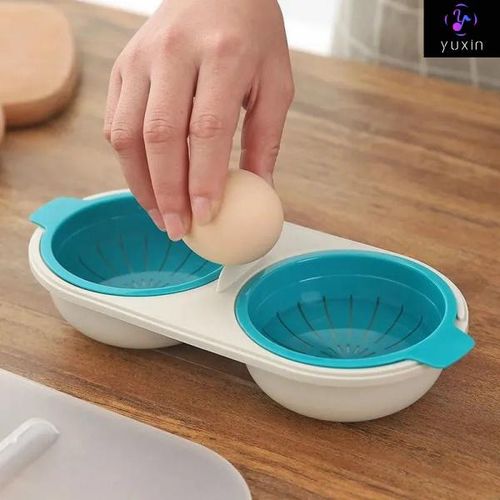 Kitchen Microwave Oven Round Shape Egg Steamer Cooking Mold