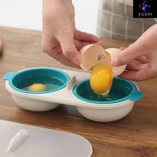 Kitchen Microwave Oven Round Shape Egg Steamer Cooking Mold