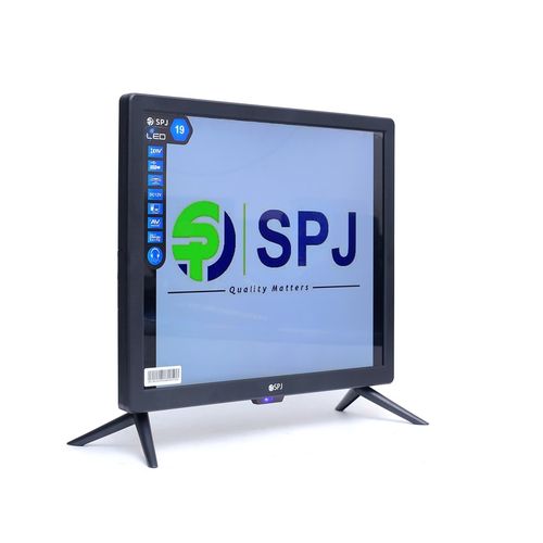 SPJ 19 Inch AC/DC Full Screen Analog Tv (Solar Compatible) - Black