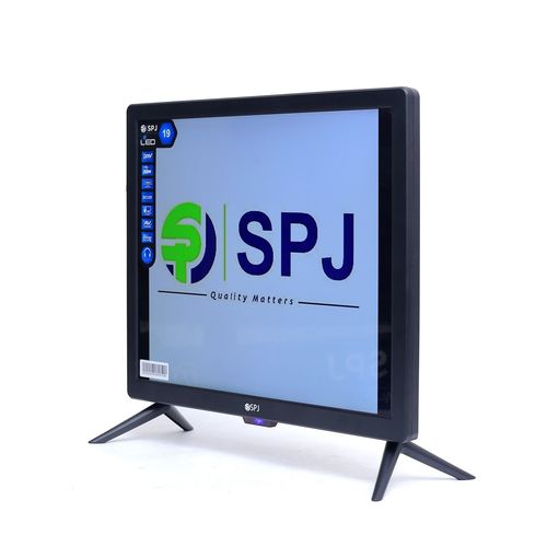 SPJ 19 Inch AC/DC Full Screen Analog Tv (Solar Compatible) - Black