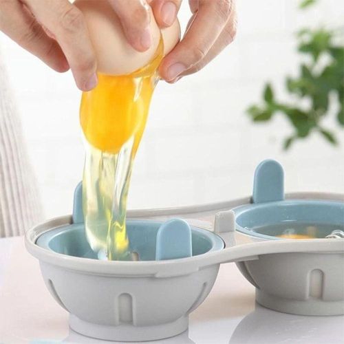 ADAMES Egg Steamer Heat Resistant Cooking Tool Microwave