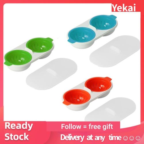 Yekai Microwave Egg Boiler Portable Durable Grade PP Cooker