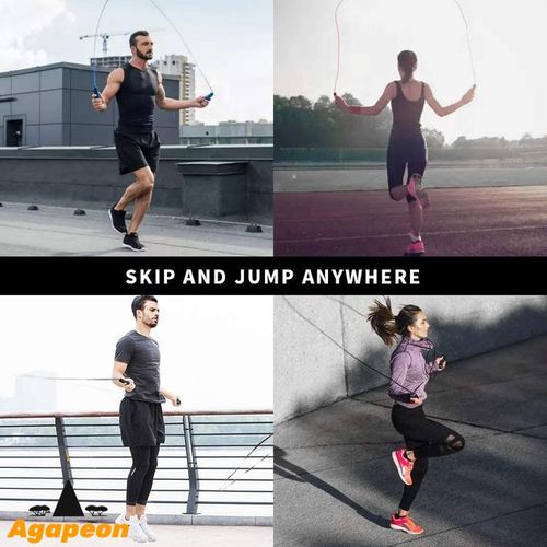 Agapeon Adjustable Jump Skipping Rope Cable