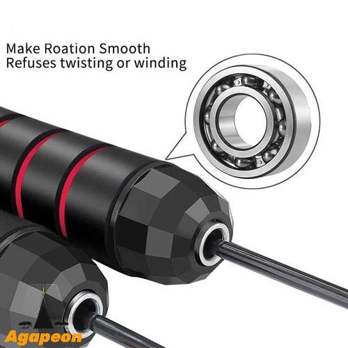 Agapeon Adjustable Jump Skipping Rope Cable