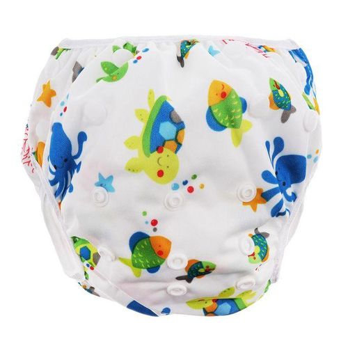 Swim Diaper Nappy Pants Reusable Adjustable Infant Baby Boy Sea World