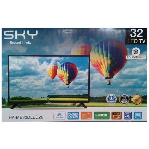 Sky 32 lnch Inbuilt With Decoder For Ugandan Free Channels LED TV - Black