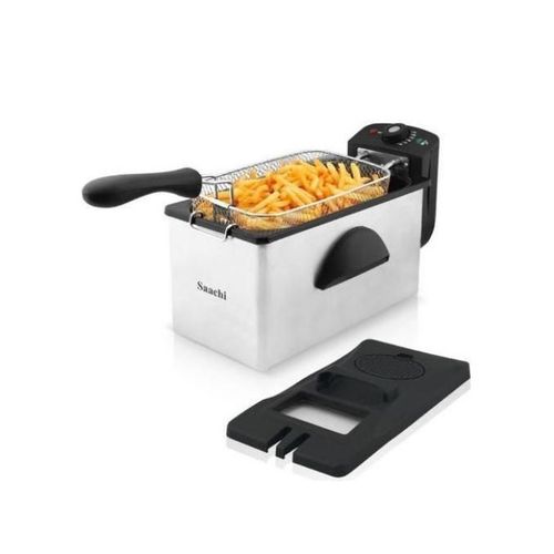 Saachi Deep Fryer 3ltrs - Silver,Black(1 YR WRTY)